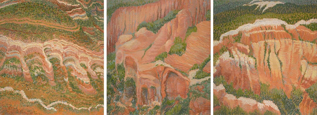 Red Rock Canyon Triptych