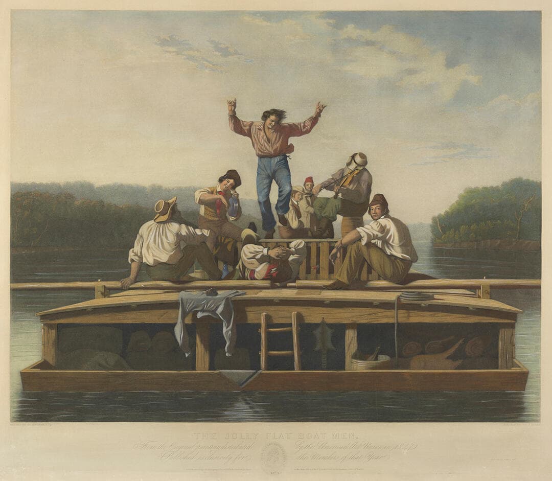 The Jolly Flat Boat Men