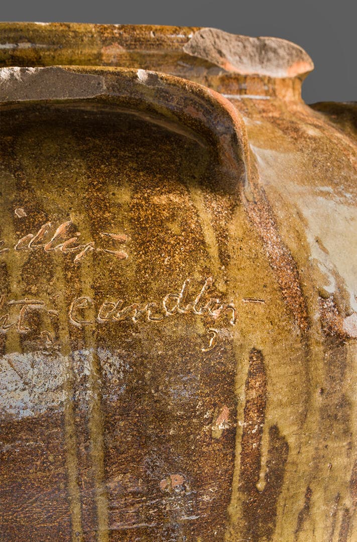Twenty-Five Gallon Four-Handled Stoneware Jar