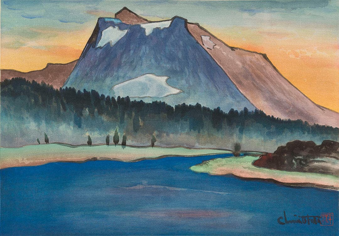 Sundown at Tioga, Tioga Peak