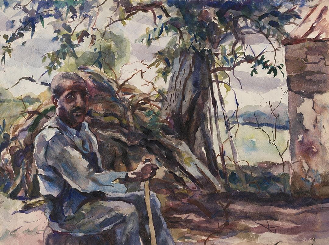 Black Man Seated