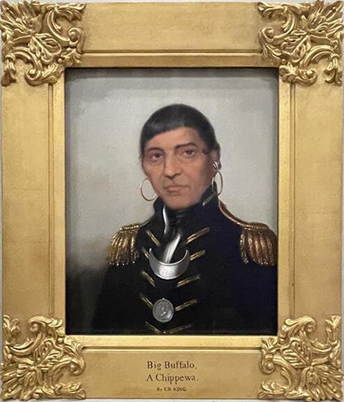 Portrait of Big Buffalo, A Chippewa