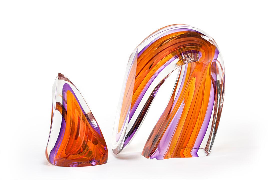 Purple/Amber Sliced Descending Form