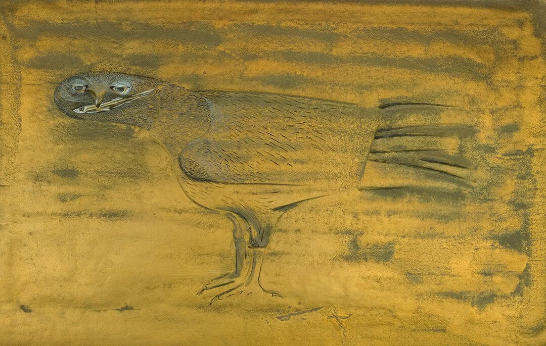 Spirit Bird with Minnow