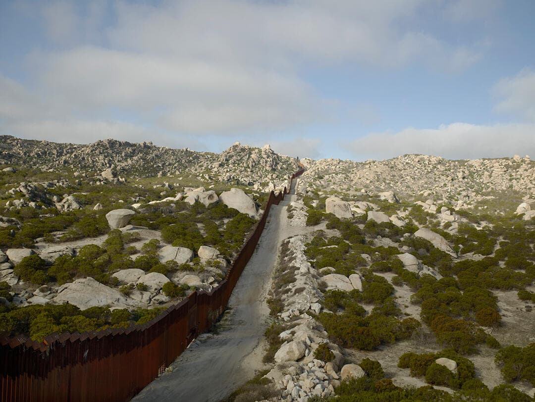Wall, Tierra del Sol Road, Boulevard, California