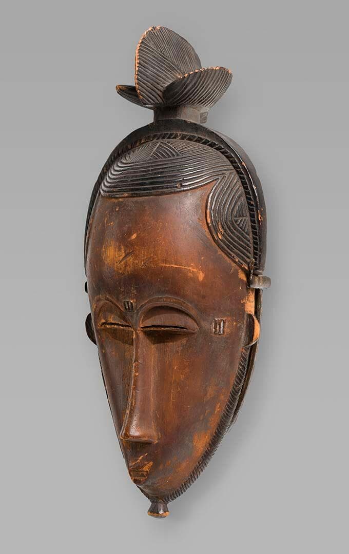 Mblo Portrait Mask with Bird