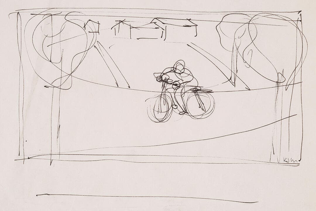 Untitled (preparatory drawing for Our Town)