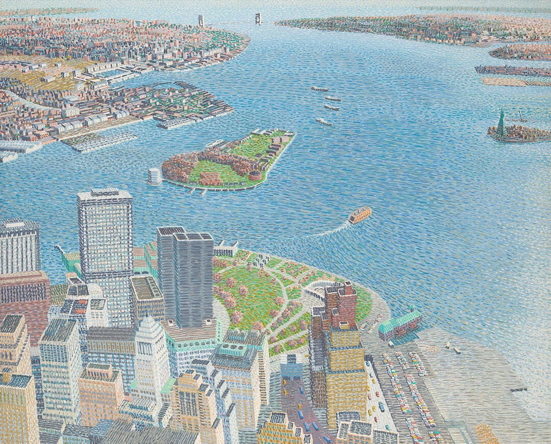 South View of New York Harbor