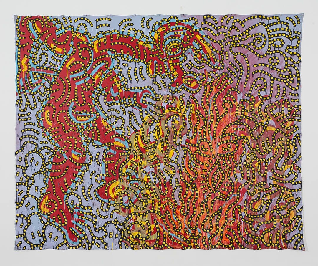 Keith Haring, Moses and the Burning Bush